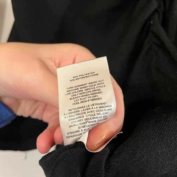 Express Black Ruched Blouse - Picture 5 of 7